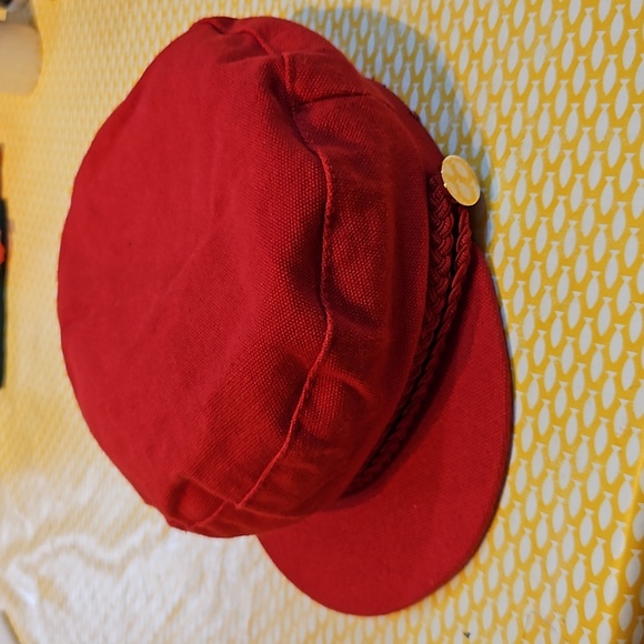 Zara 56cm red sports cap canvas / denim bought but never worn - Picture 7 of 11